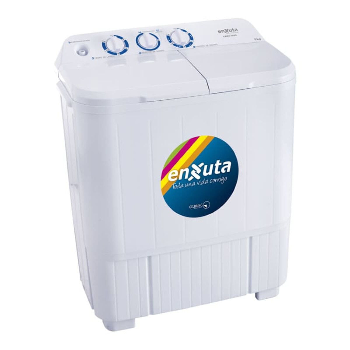 Lavarropa Semi-Automático Carga Superior 5 kg - China – LENX7500 – Enxuta 