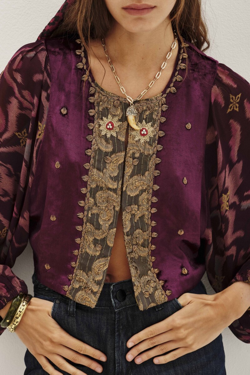 Saco Cadiz Gitan Bordo