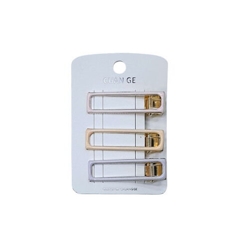 Broche pinzas x3 rectangulares Broche Pinzas X3 Rectangulares