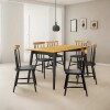 Juego de comedor 6 Sillas - Udine Ebano