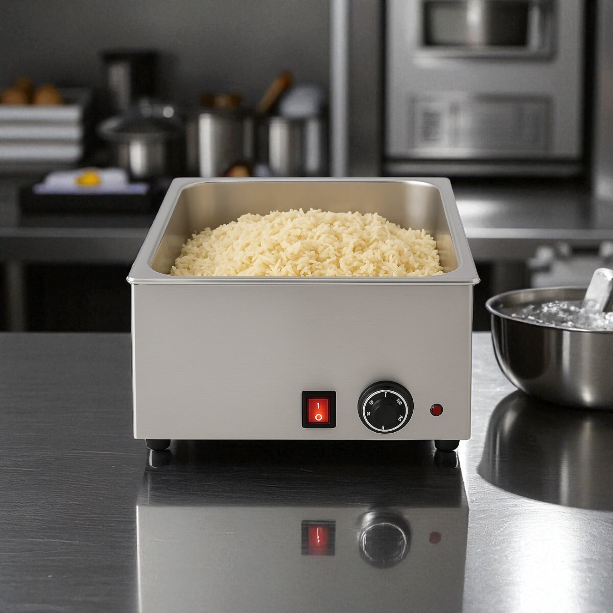 Baño María Eléctrico para Cuba Gastronómica 1/1 