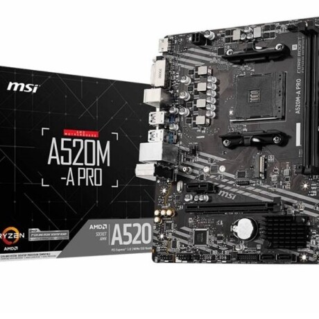 Mother Msi A520M-A Pro Socket AM4 001