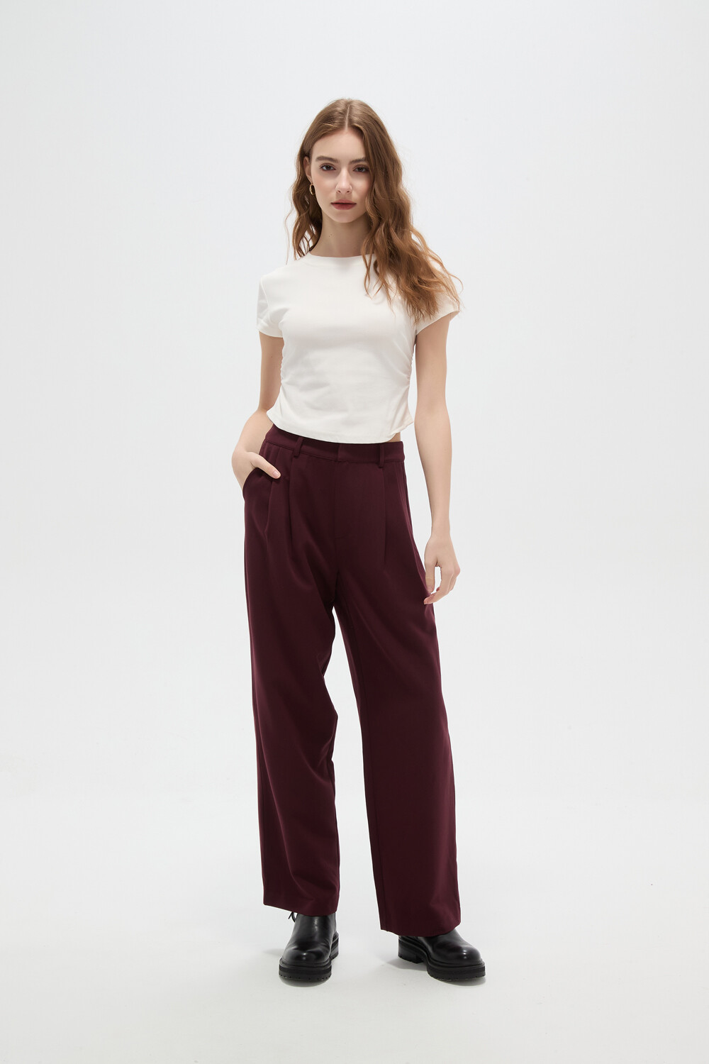 Pantalon Delune Cereza Oscuro