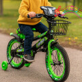 Bicicleta BMX con música y luz Rodado 12 Verde