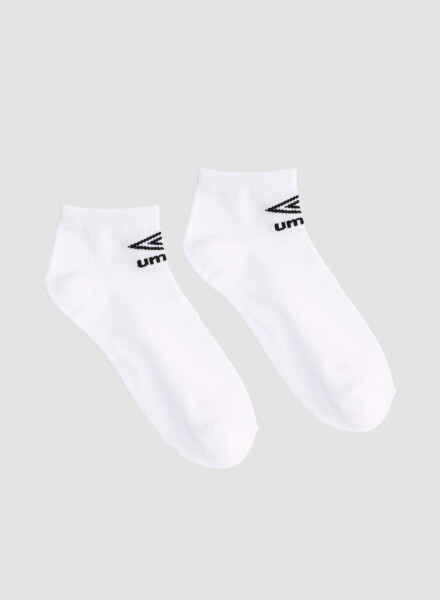 Media corta lisa individual umbro Blanco