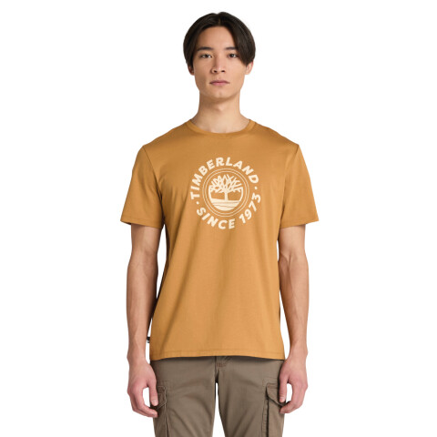 Polo Graphic Manga Corta Hombre Wheat Boot