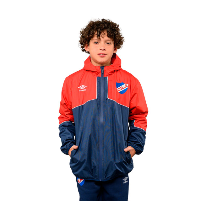 Campera de Niño Umbro Nacional De Lluvia Drift Rojo - Azul