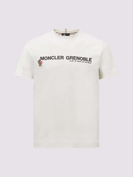 Moncler - Remera Grenoble Manica Gris Medio
