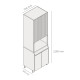 Armario de Cocina 4 Puertas 1 Cajón 70 cm – Línea Simone Mendes GAMAS DE BEIGE