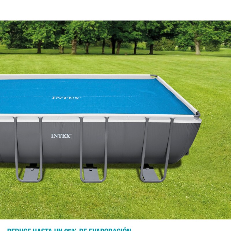 INTEX COBERTOR LONA SOLAR PARA PISCINA RECTANGULAR 5.49 X 2.74 M Intex Cobertor Lona Solar Para Piscina Rectangular 5.49 X 2.74 M