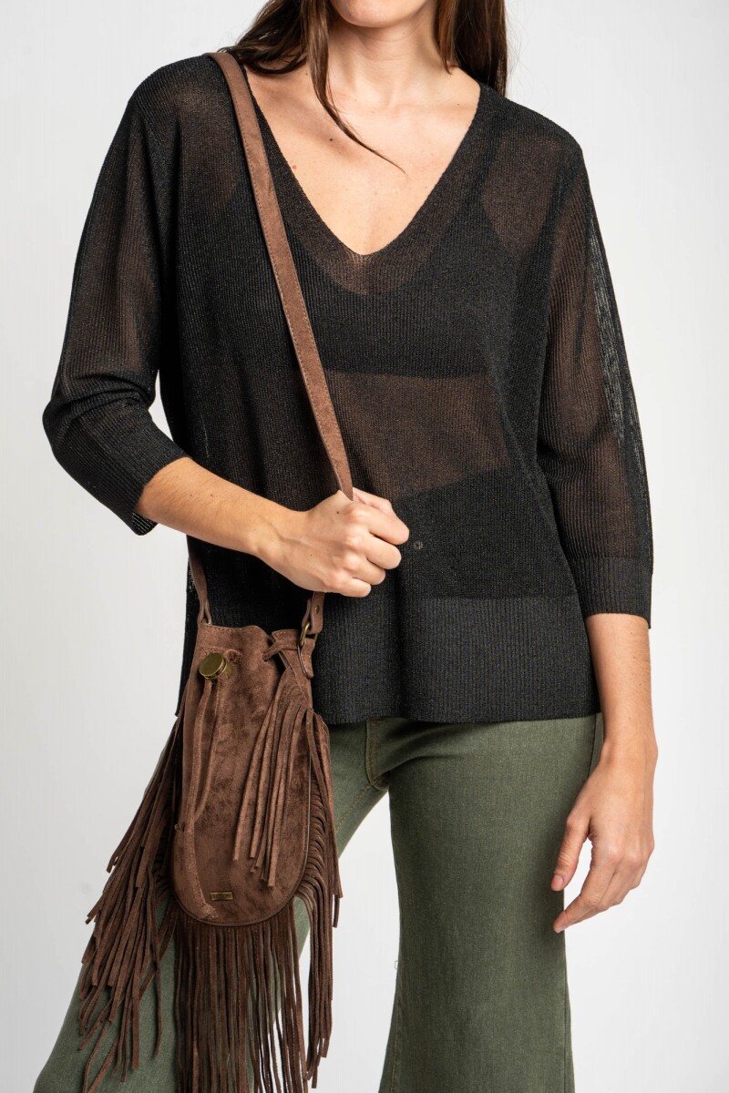 Sweater Lurex Negro
