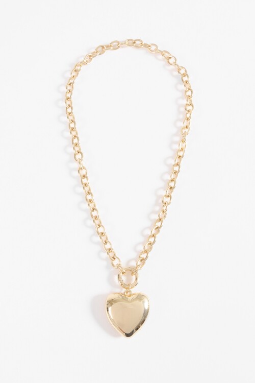 Collar cadena dije cora dorado