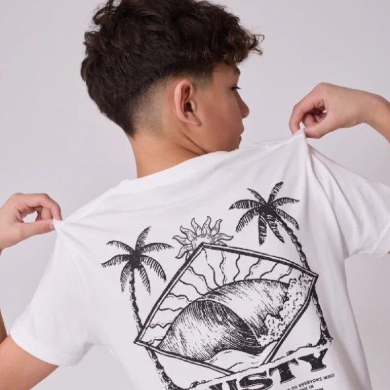 Remera LYSANDER Rusty Blanco