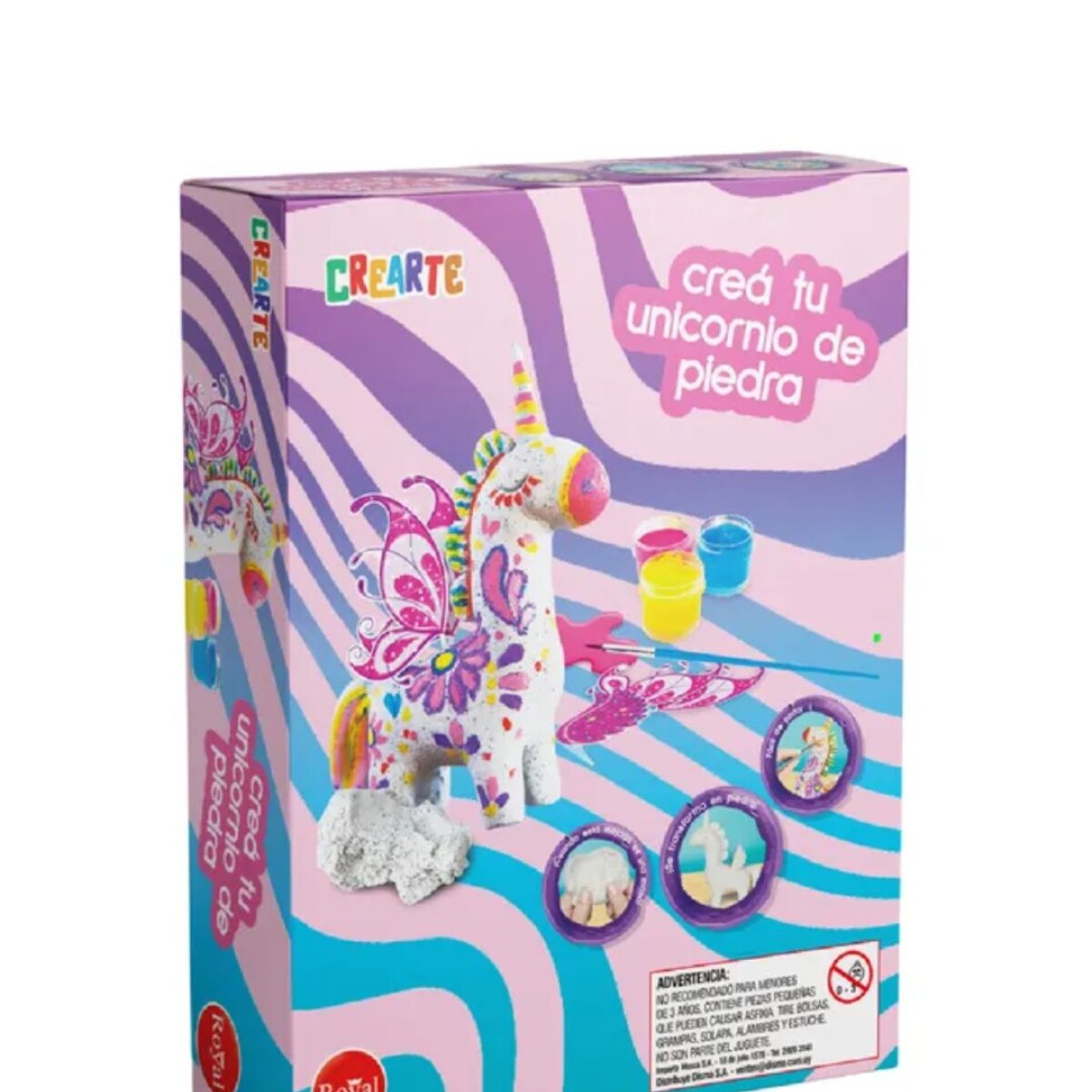 DECORA UNICORNIO DE PIEDRA ROYAL CREARTE 240006 S/C