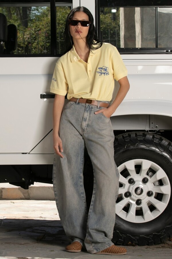 Jean Barrel Leg Jean Barrel Leg