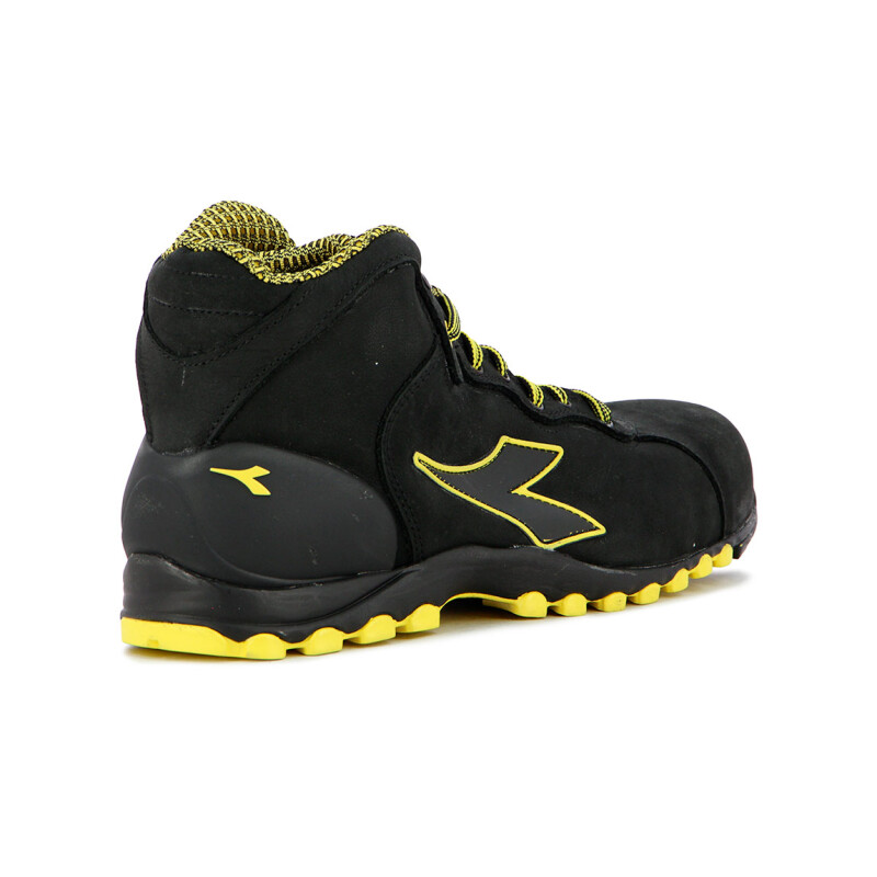 Diadora Safety Shoes Leather Outsolebeat Da2 Mid S3s Fo Hro Sr Negro