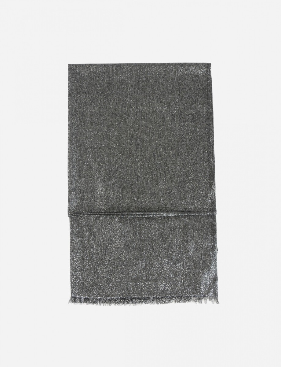 Pashmina shinny lurex - negro 