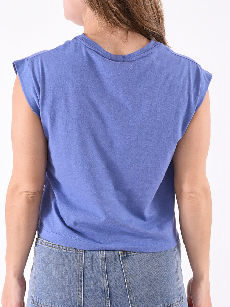 REMERA MAUVE AZUL