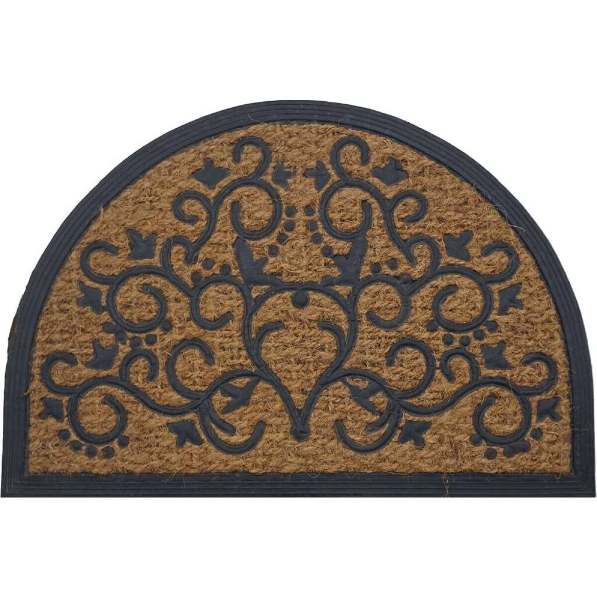 Felpudo Coco/Goma Semicirculo 40X60Cm H1Cm - Arabigo 