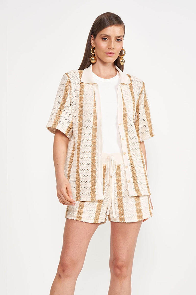 Camisa Luiza - Beige 