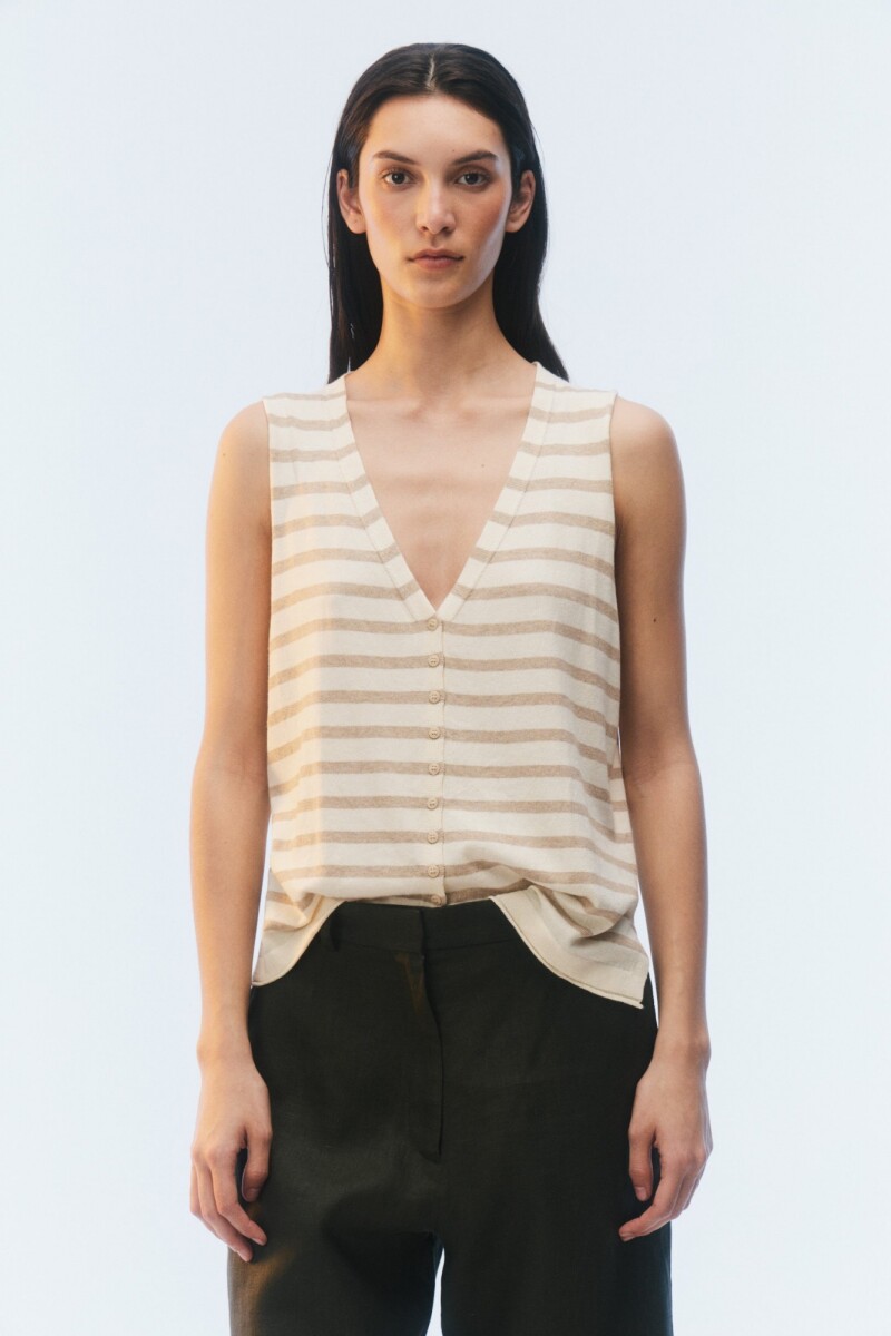 TOP ANETTE Beige