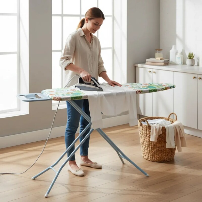 Tabla de planchar con superficie metálica Tabla de planchar con superficie metálica