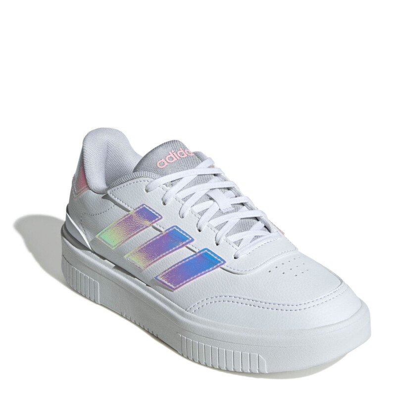 Championes de Mujer Adidas Courtblock Bold Blanco - Gris - Rosa