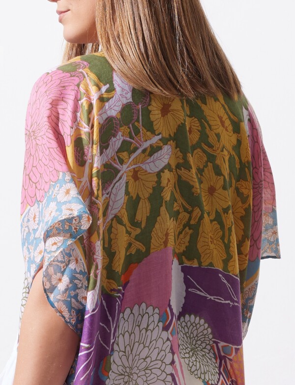 Kimono Patchwork MULTI/AMARILLO