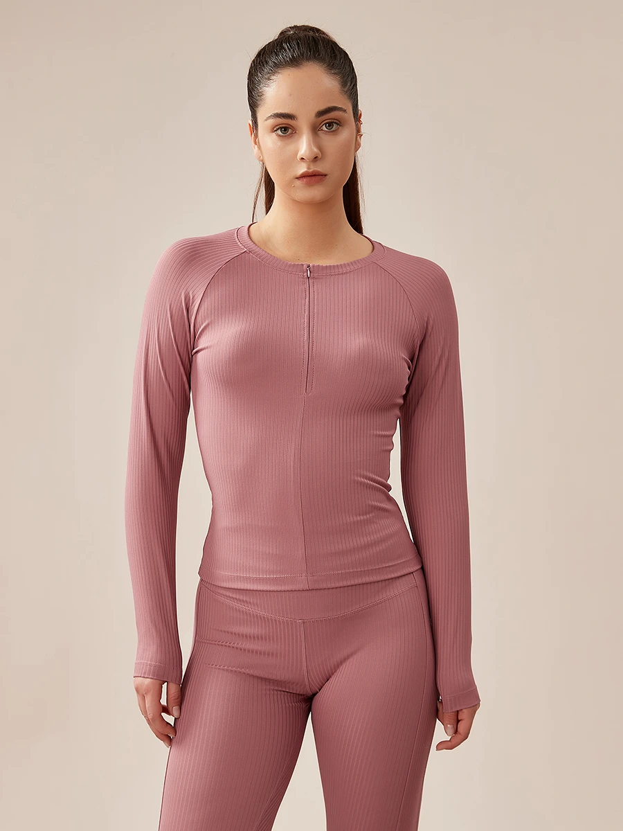 REMERA PALMA - ROSA OSCURO 