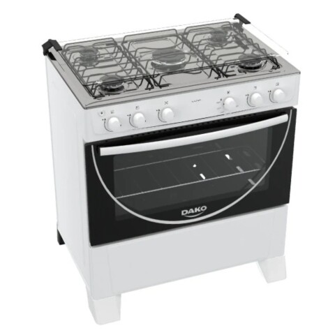 Cocina a Gas Dako Luna 5 Hornallas Blanca 1062 Cocina a Gas Dako Luna 5 Hornallas Blanca 1062