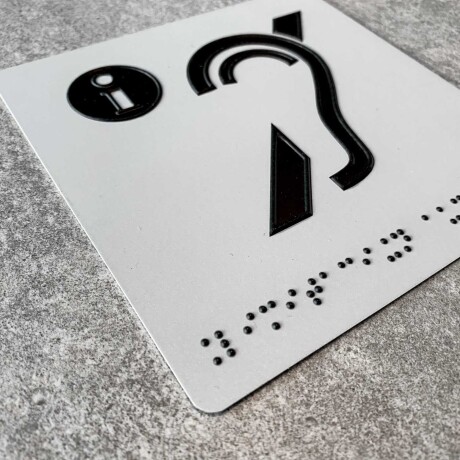 Señalética Braille + Altorrelieve Señalética Braille + Altorrelieve