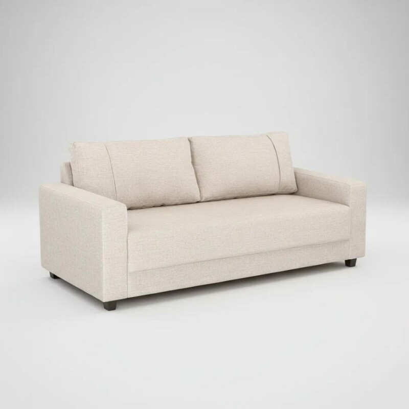 SOFA 3 CUERPOS - TAPIZADO TELA BEIGE SOFA 3 CUERPOS - TAPIZADO TELA BEIGE
