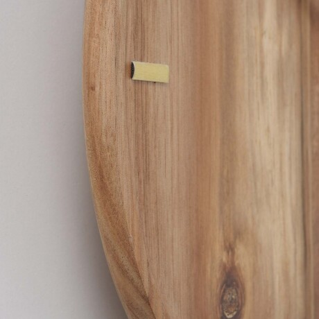 RELOJ DE PARED 2034241 MADERA-ACACIA NATURAL-BEIGE NATURAL