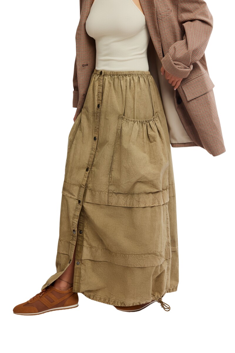 ELOISE MAXI SKIRT Army