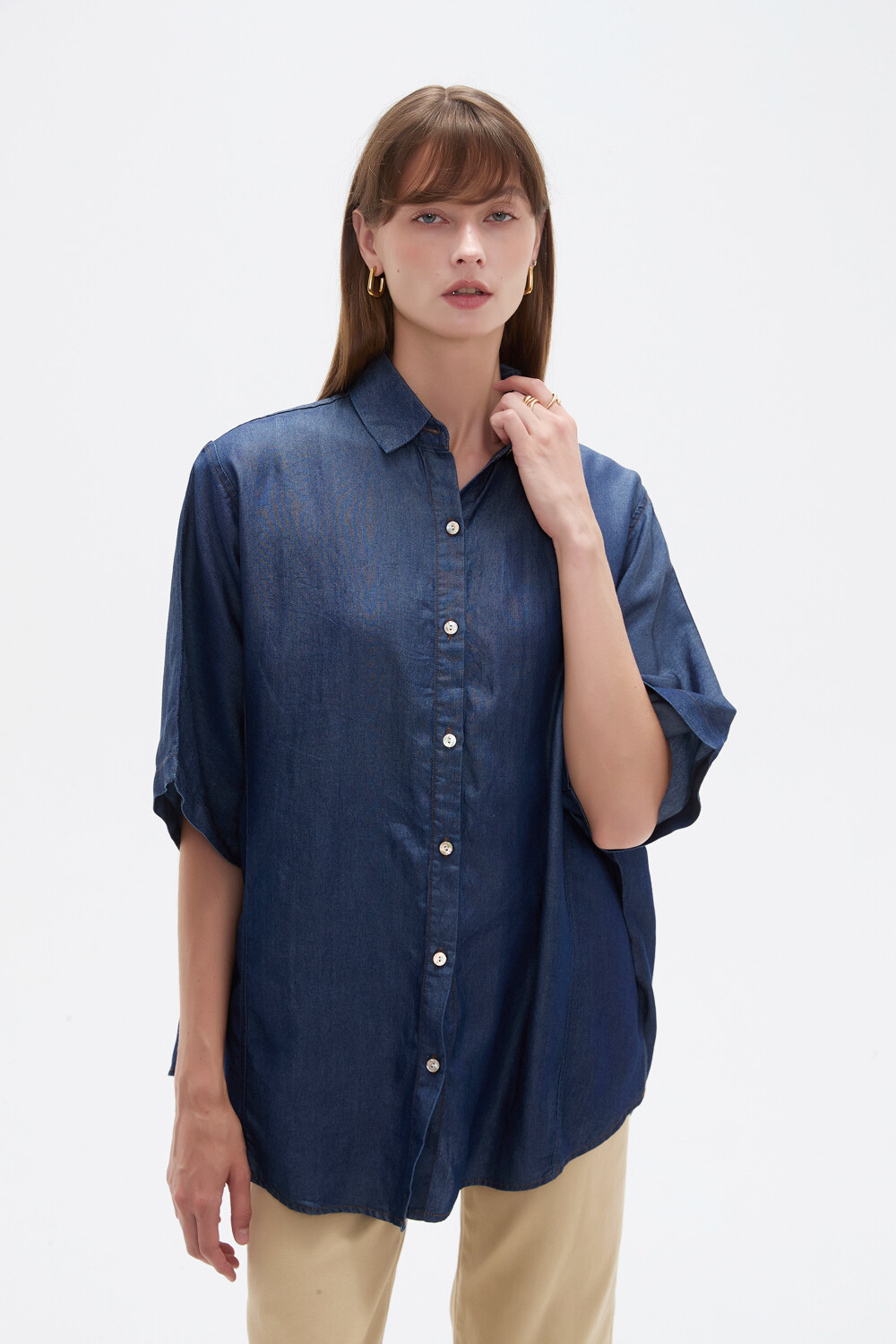 Camisa Pezo Azul Indigo