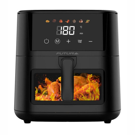 FREIDORA SIN ACEITE DIGITAL 1700W NEGRO FUTURA FUT-AF80DB 8LT