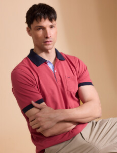 520753 REMERA HARRINGTON LABEL Coral