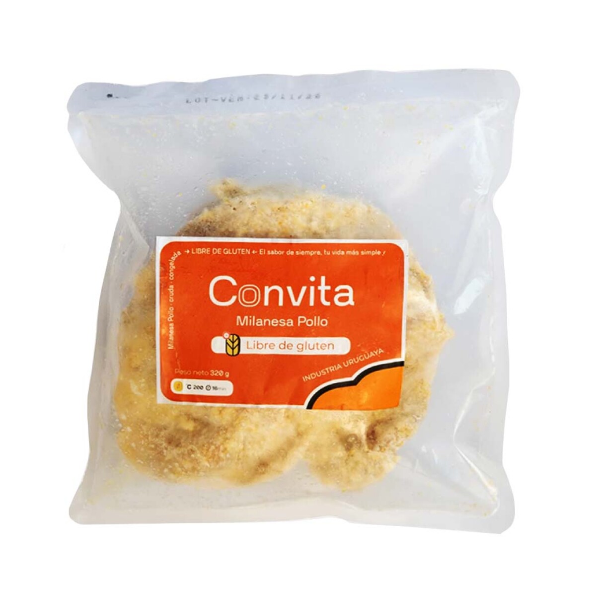 Milanesa de Pollo Sin Gluten Convita 320g 