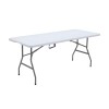 MESA PLEGABLE PORTATIL VALIJA 180X74 BLANCA Mesa Plegable Portatil Valija 180x74 Blanca