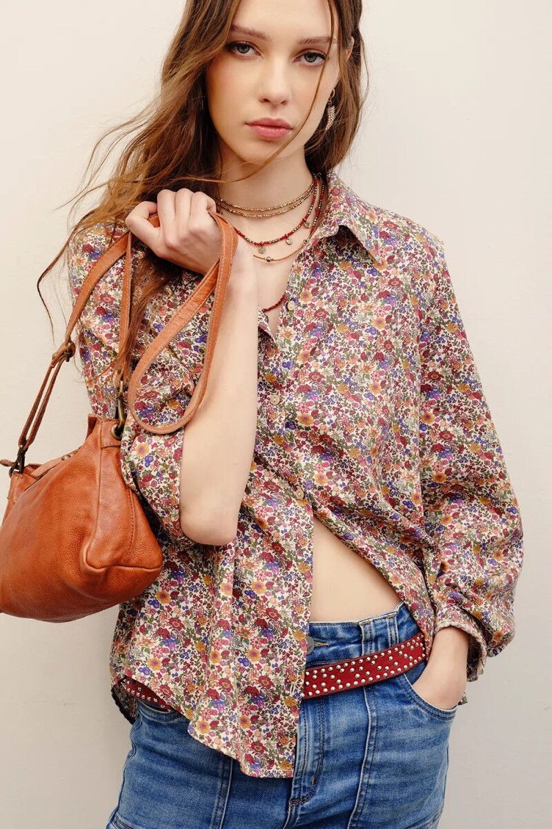 CAMISA FLORES MINI Multicolor