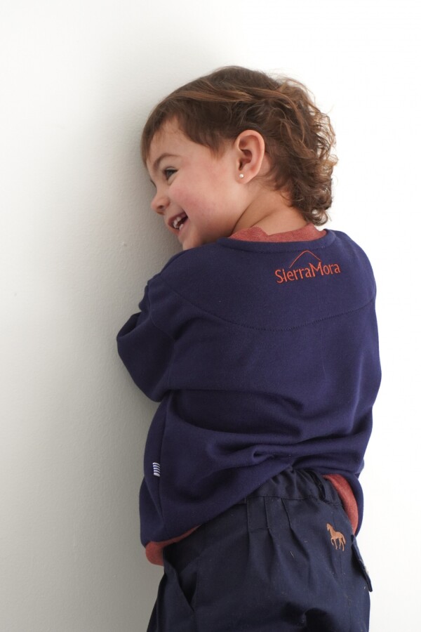 Mini Horsy Sweater Azul Marino