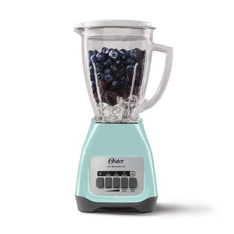 Licuadora Oster 1.5 litros Jarra de Vidrio Celeste