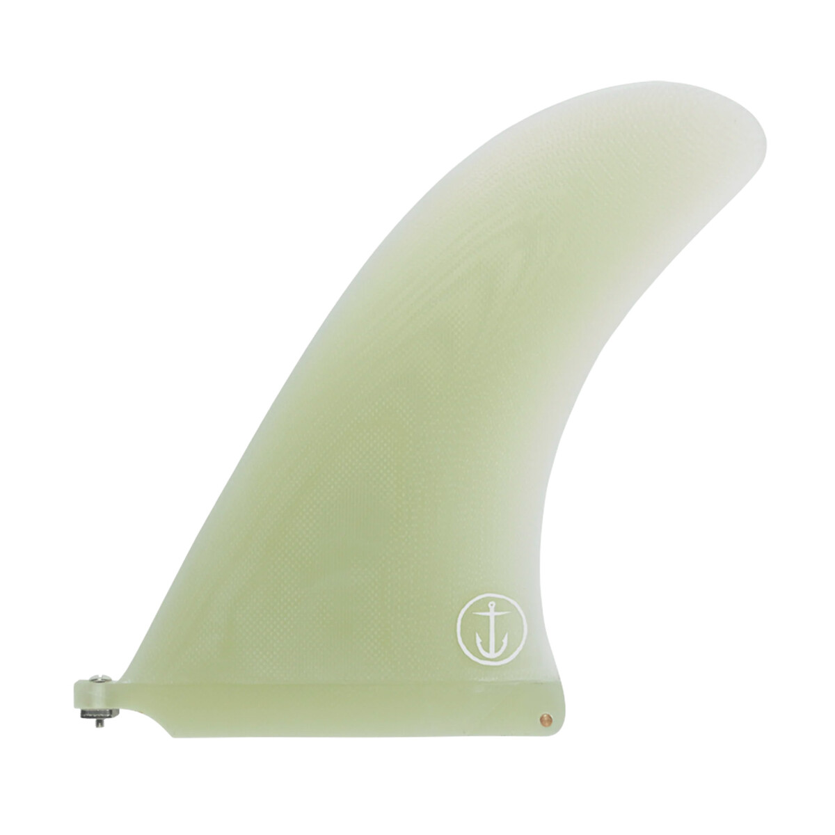 Quilla Captain Fin Pivot 9.5'' SINGLE FIN -Clear 