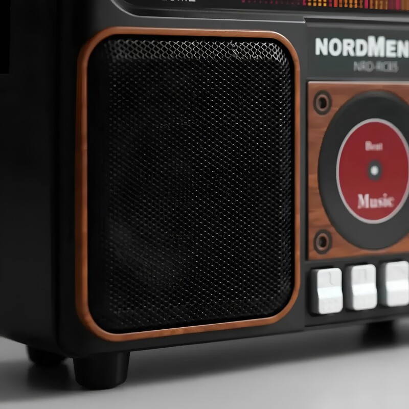 Radio Portátil Nordmende Retro Am Fm Sw BT Recargable Radio Portátil Nordmende Retro Am Fm Sw BT Recargable