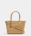 Cartera Shopper Marron Beige