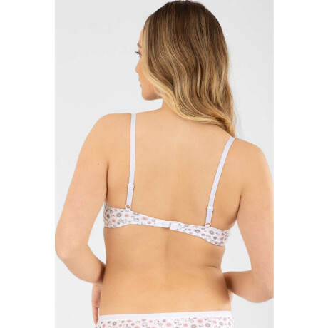 Soutien triangulo preformado snoopy flower Blanco