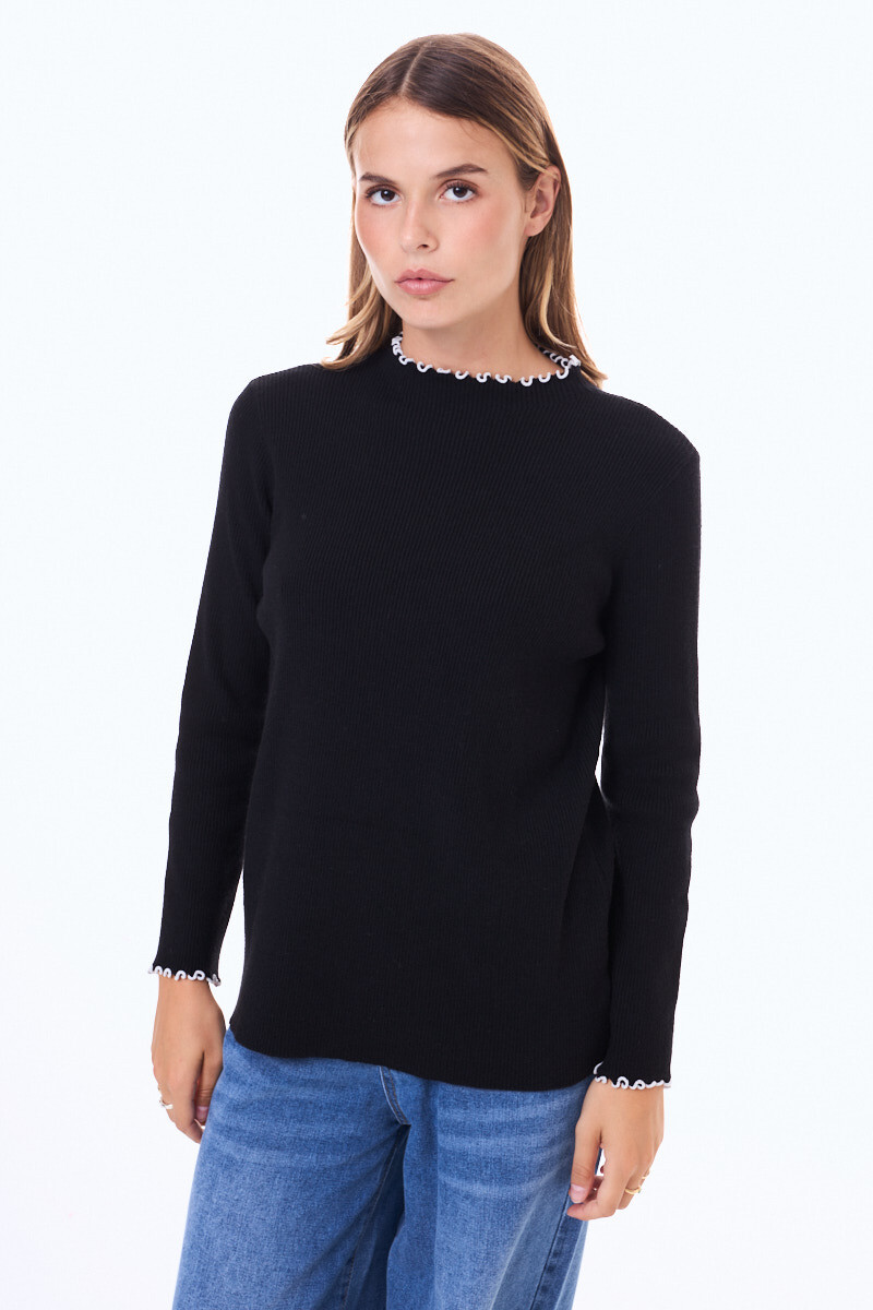 Buzo tejido Carbalino Negro