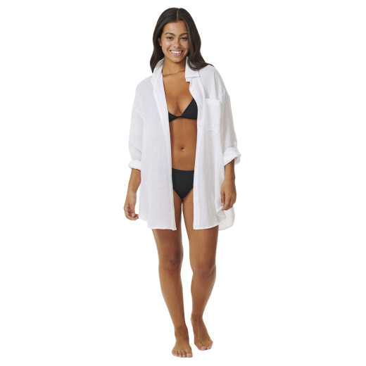 Camisa Rip Curl Premium Surf Holiday Shirt - Blanco Camisa Rip Curl Premium Surf Holiday Shirt - Blanco