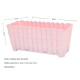 Maceta de balcón 30 cm simil bambú ROSADO