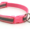 Collar Para Gato Ajustable Reflectivo Con Cascabel ROSA